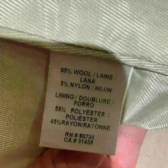 BCBGMAXAZRIA Womens Double Breasted Wool Coat 3/4 Sleeve Size medium - Picture 3 of 5